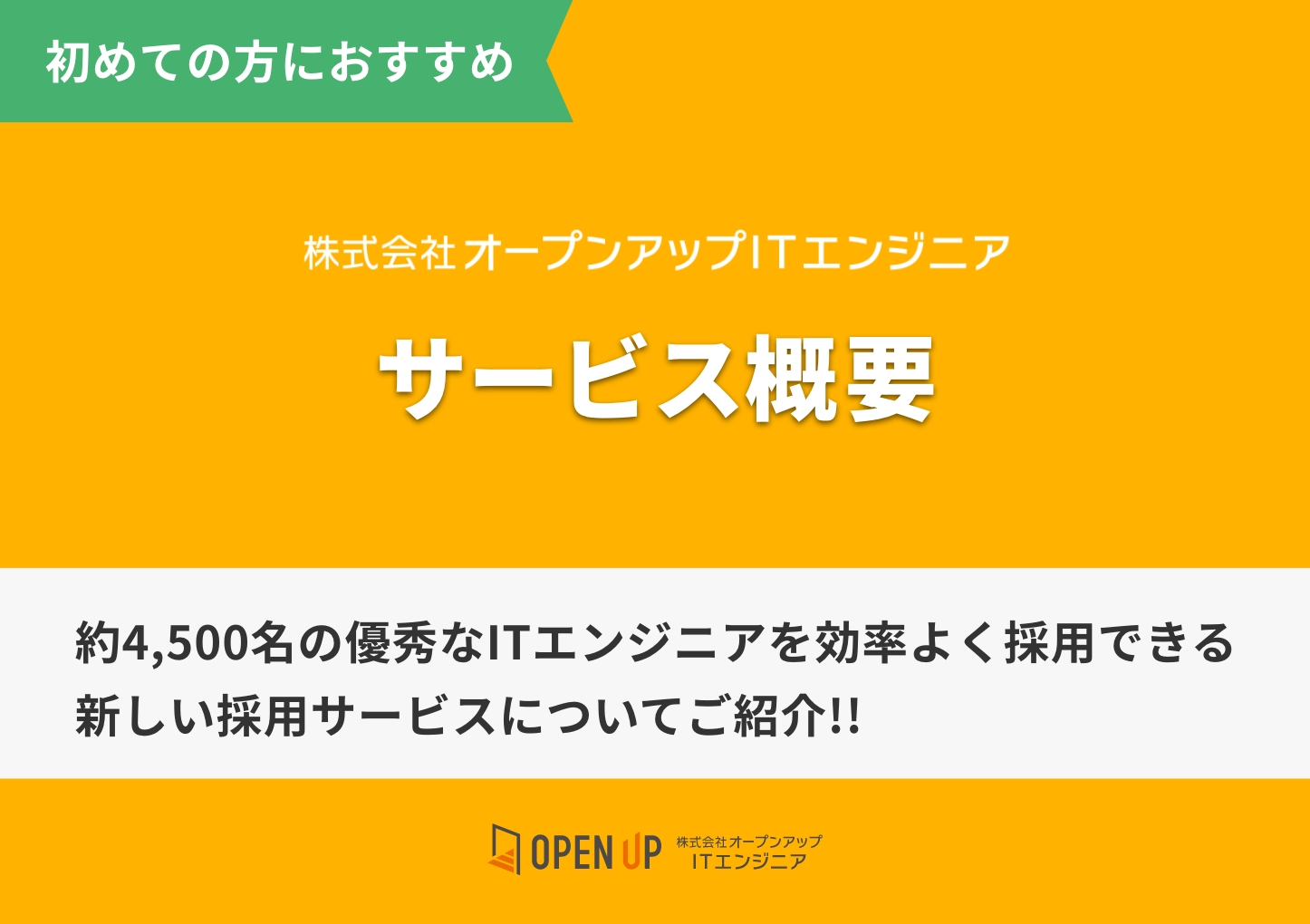 育成型採用サービス資料